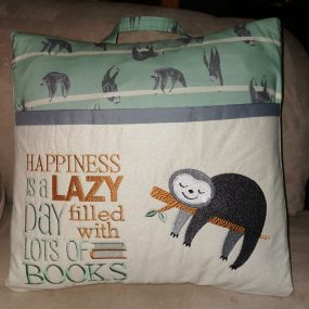 Lazy Sloth Reading Pillow